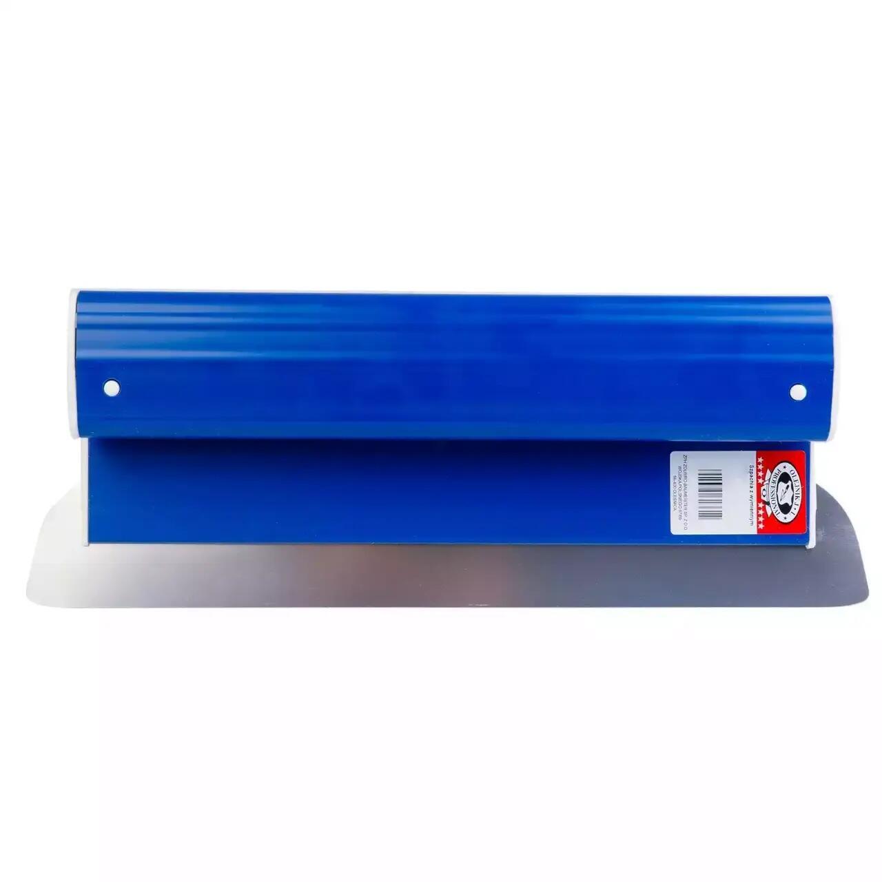 Set gletiera profesionala, inox, 40 cm x 0.4 mm, suport, maner prelungitor 1.2-2.2 m, rola gletuit, Ergolite