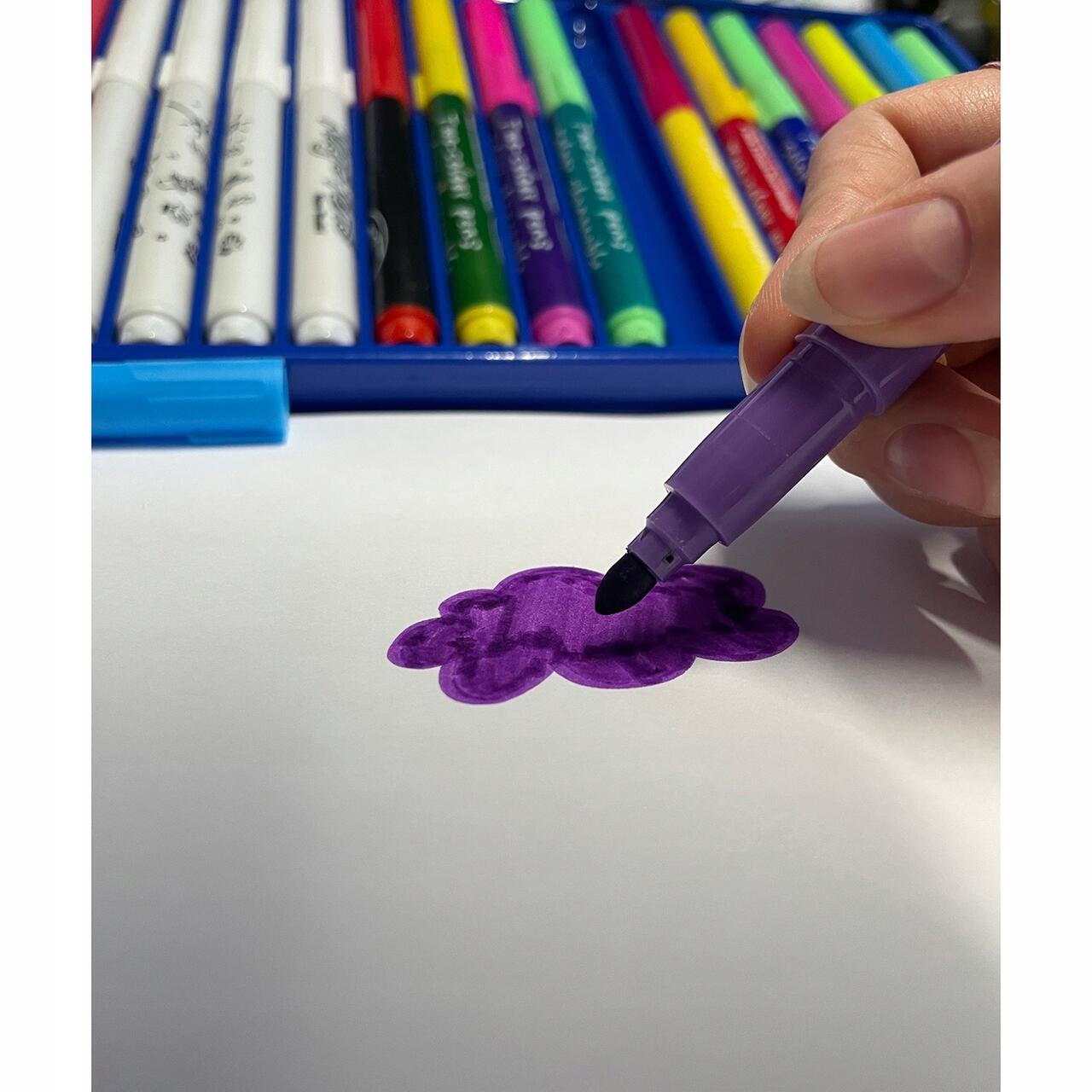 Maaleo marker/ceruza készlet, speciális effektek, különböző színek, 25 db