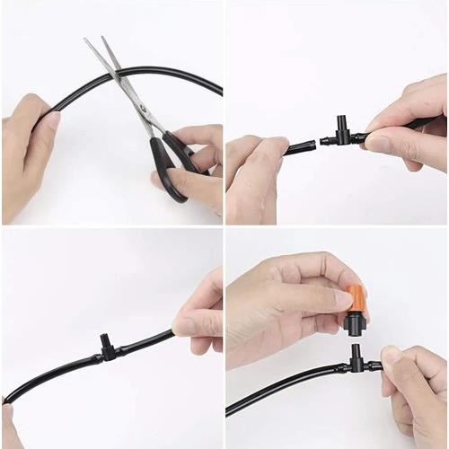 Sistem irigatii cu pulverizare, tip perdea, 11 duze, 115 piese, 10 m, Malatec