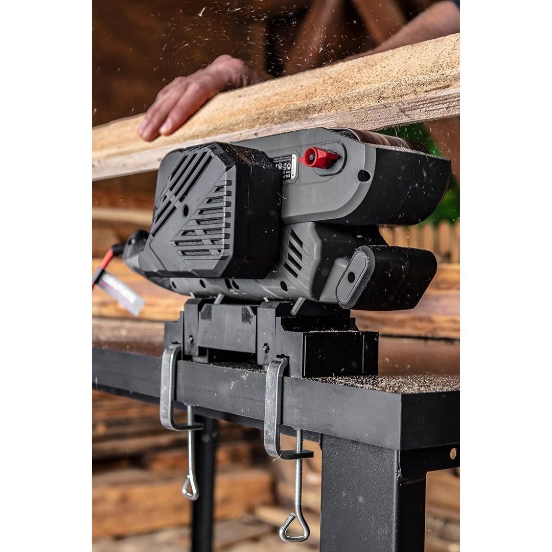 Slefuitor electric cu banda, 900 W, 533x75 mm, Graphite