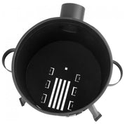Soba cu ceaun/tuci, cu burlane, 42 cm, ceaun de 22 L, polonic, lingura lemn, Strend Pro