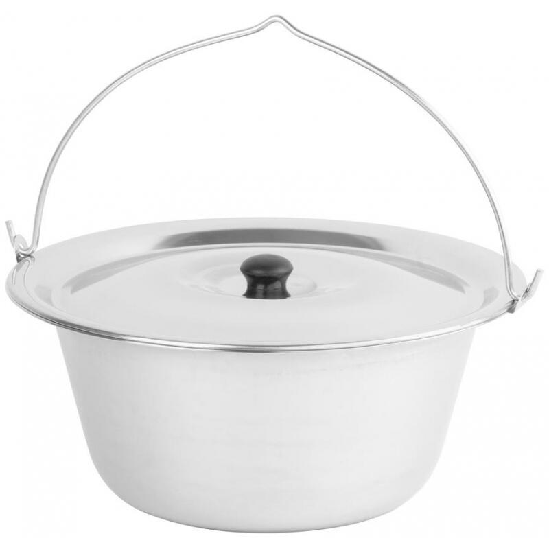 Soba cu ceaun/tuci, cu burlane, 42 cm, ceaun de 22 L, polonic, lingura lemn, Strend Pro