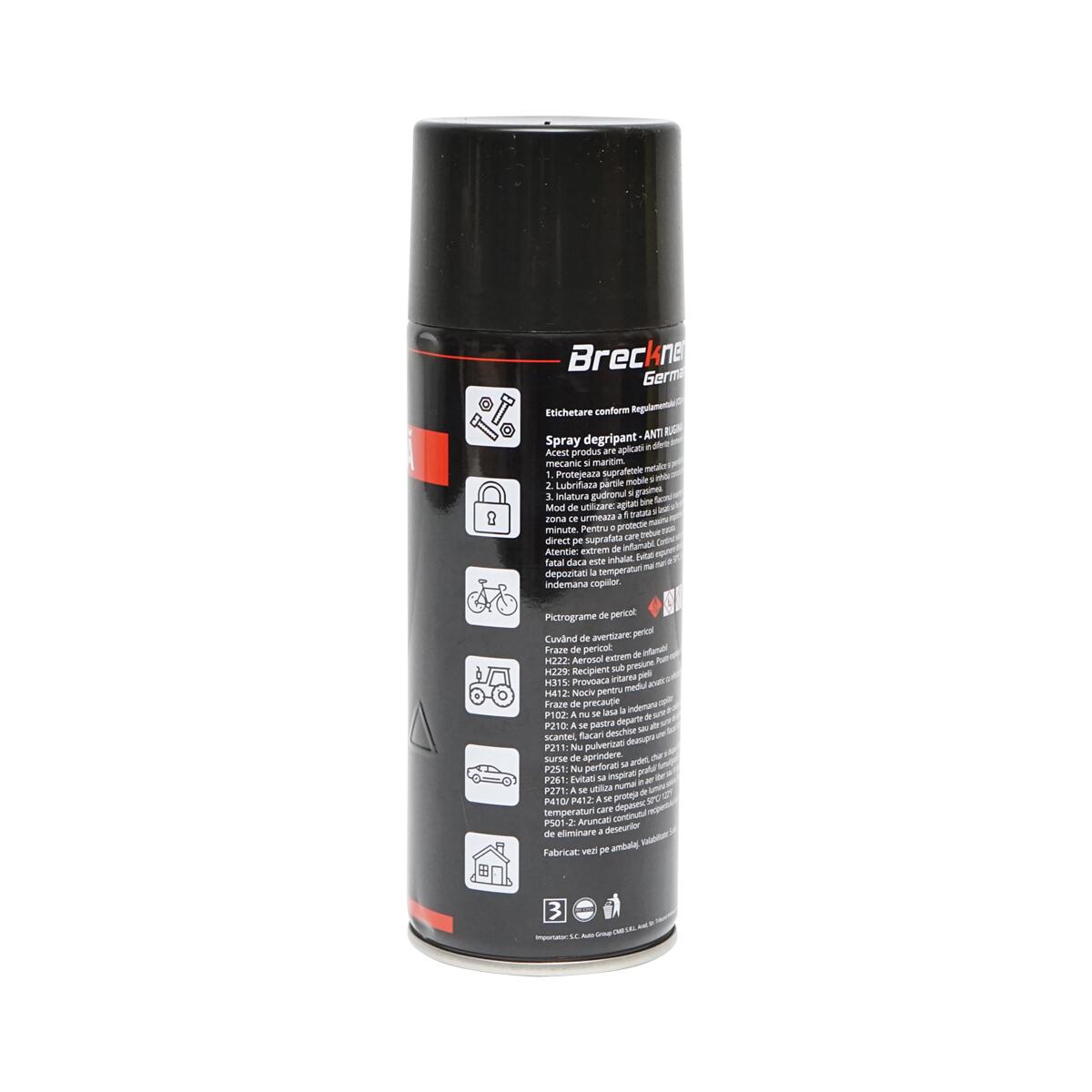 Zsírtalanító spray, rozsdagátló, Breckner Németország, 400 ml