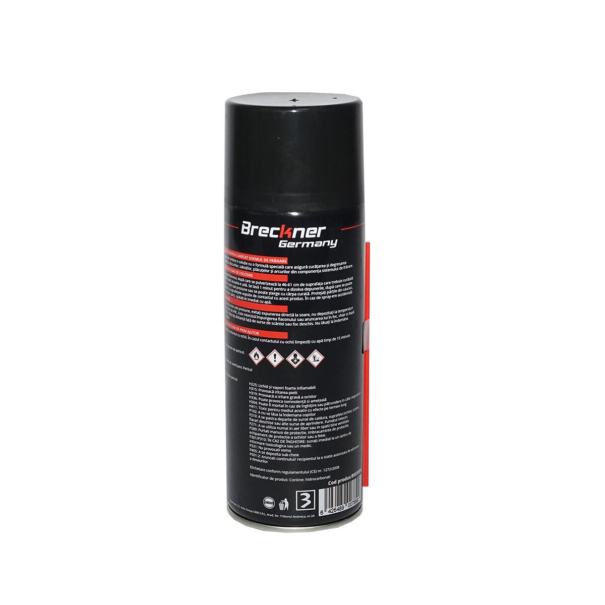 Féktárcsa tisztító spray, Breckner Németország, 450 ml