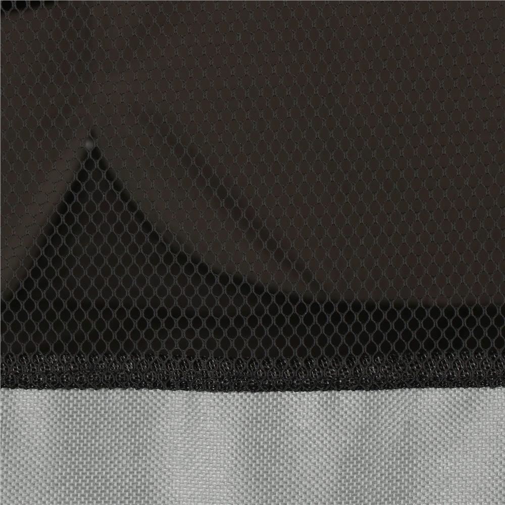 Kisállatoknak való játszókarám, textil, összecsukható, levehető tetővel, fekete és bézs, 73x73x43 cm, Springos