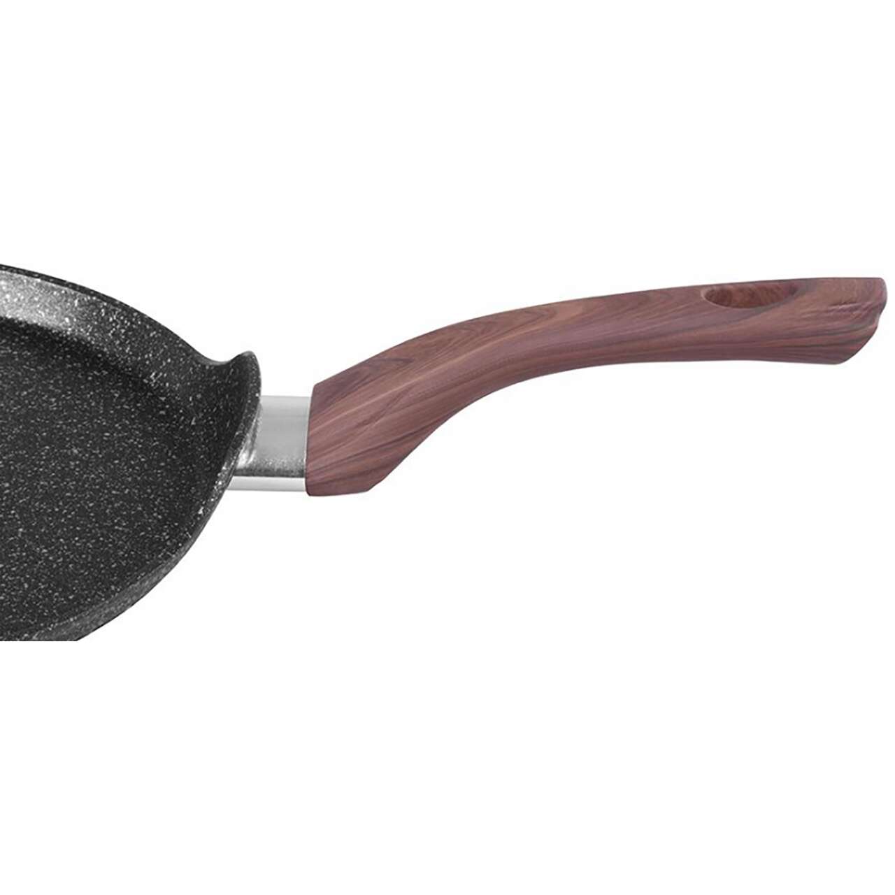 Palacsintasütő forma, PanCake 25 cm, alumínium, indukciós, tapadásmentes, Black Marble LineMagic, Home