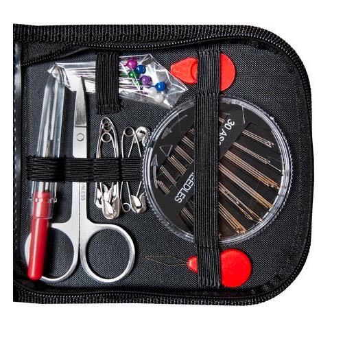 Trusa de croitorie, ace cusut, papiote diverse culori, foarfeca si accesorii, 70 piese