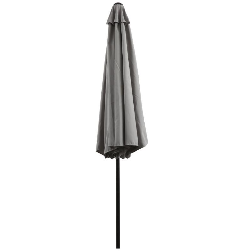 Kerti/terasz napernyő, dönthető, tekerőkaros, szürke, 300 cm