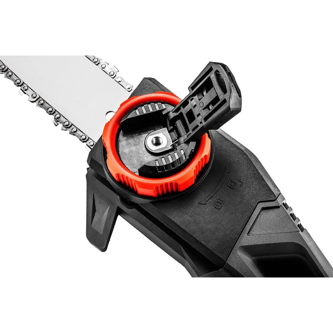 Unealta dublu functionala, drujba, fierastrau gard viu, 18V Li-ion (acumulator neinclus), telescopic, 1.14 /1.87 m, Graphite Energy 