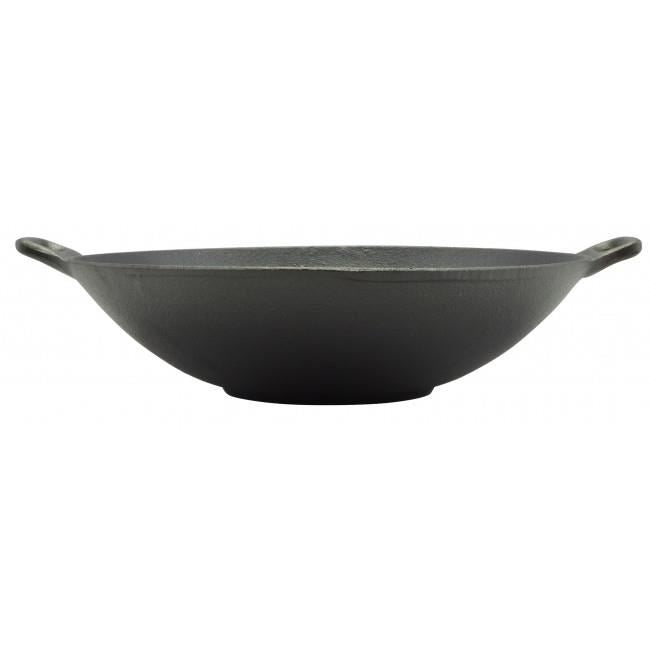 Vas de fonta tip Wok, 37x10 cm, Perfect Home 