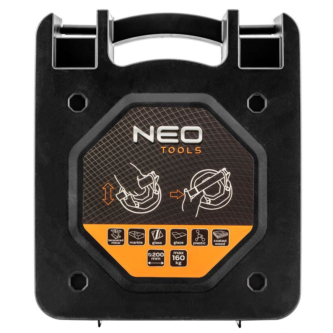 Ventuza pentru transport si montat parbrize, geamuri, placi marmura, granit, 1 brat, max 160 kg, NEO
