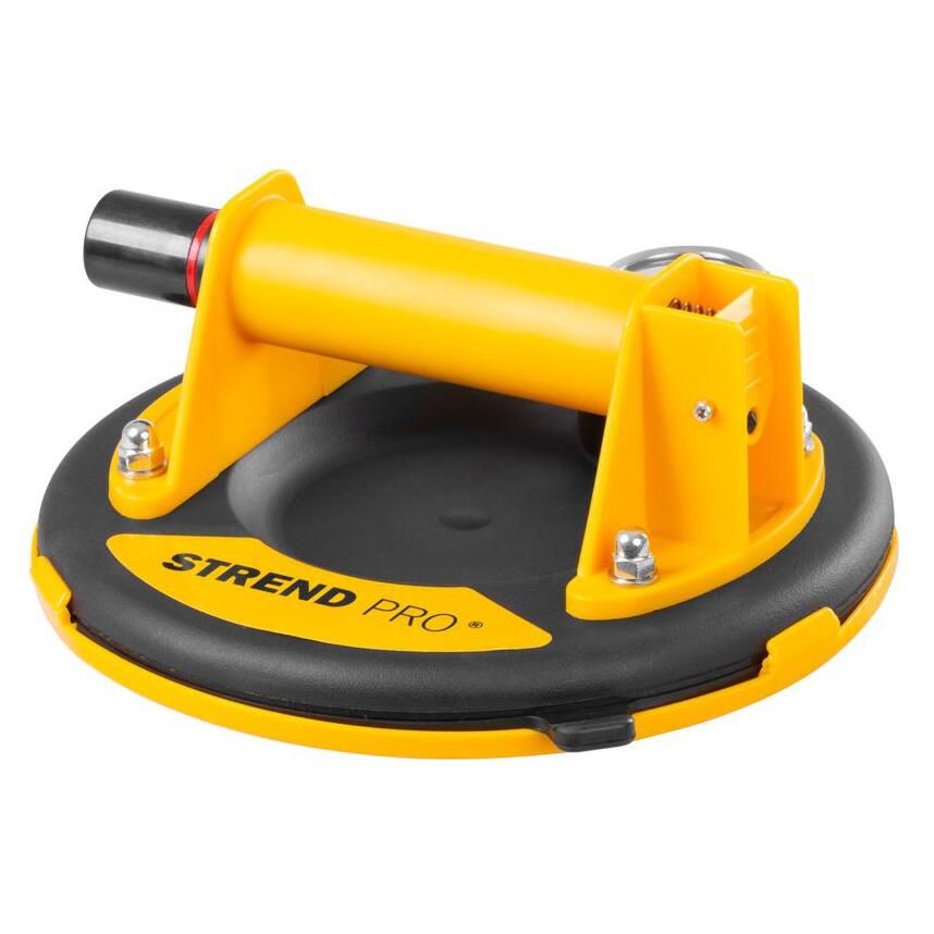 Tapadókorong szélvédők, ablakok, márványlapok, gránit szállításához és rögzítéséhez, Strend Pro, nyomásmérővel, 1 kar, max. 120 kg, 20 cm