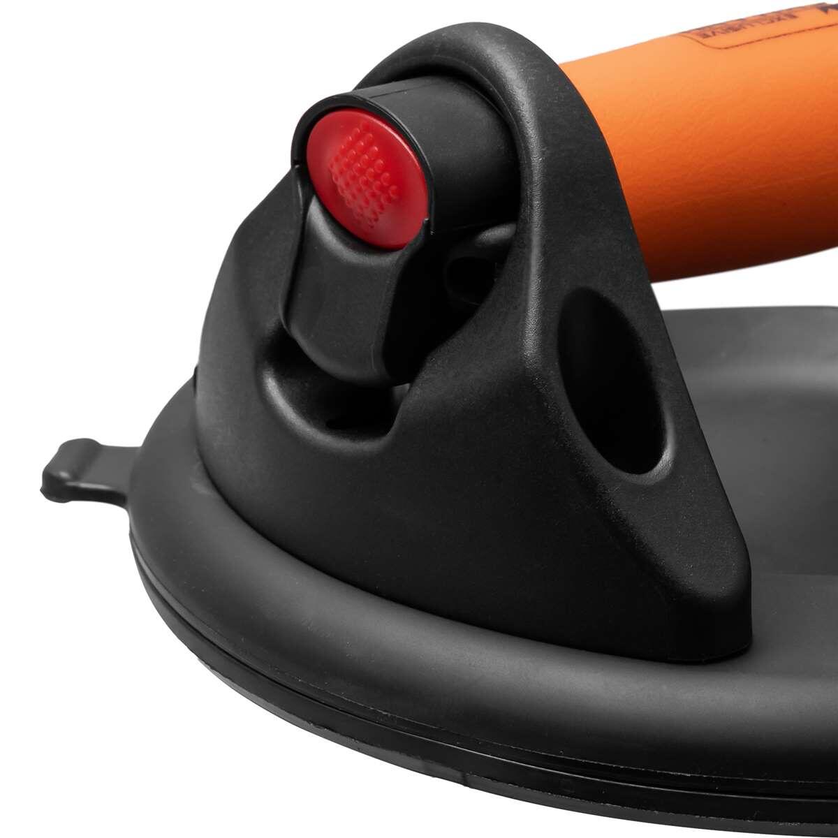 Ventuza pentru transport si montat parbrize, geamuri, placi marmura, granit, cu manometru, 1 brat, max 120 kg, Richmann Exclusive