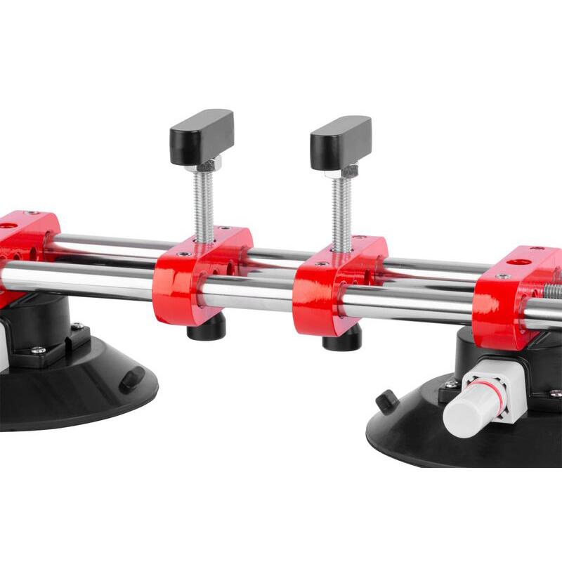 Ventuza profesionala pentru transport si montat parbrize, geamuri, placi marmura, granit, Strend Pro, 2 brate, max 150 kg