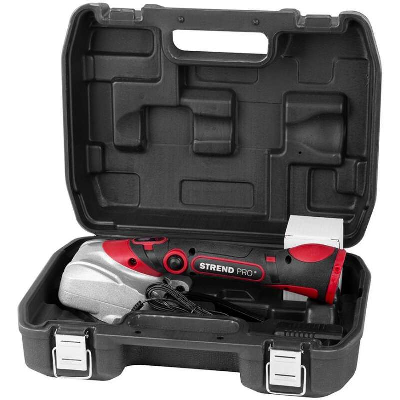 Vibrator pentru gresie si faianta, cu acumulator 2.2 Ah, incarcator 12V, 120 W, cu ventuza, max 30 kg, Strend Pro
