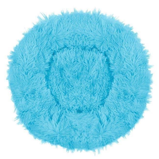 Culcus moale, pentru caine/pisica, albastru, 90 cm