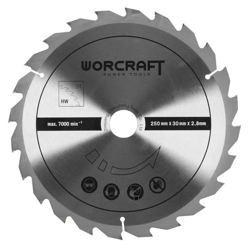 Körfűrész asztallal, 2000 W, 250x30 mm, Worcraft