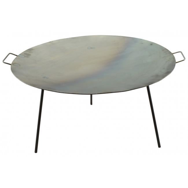 Grillkorong, fém, lábakkal, 48,5x31 cm, Perfect Home