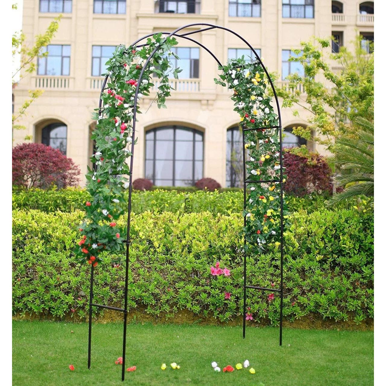 Fém ív, pergola, kertbe, 140x37x240 cm