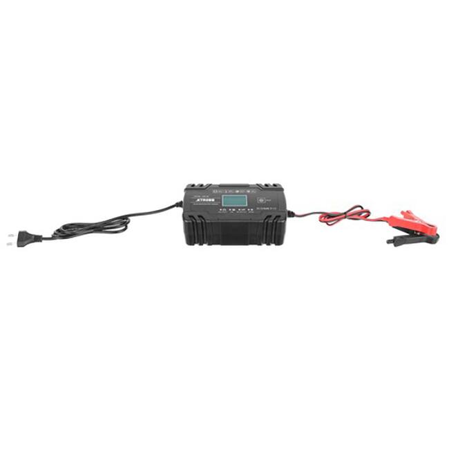 Incarcator baterie auto, 12V/8A, 24V/4A, 100-240 V, afisaj LCD, Xtrobb