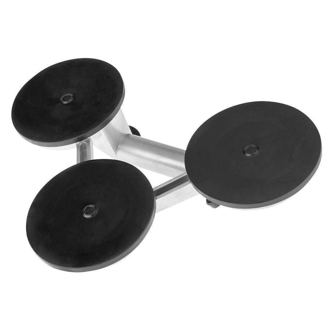 Ventuza pentru transport si montat parbrize, geamuri, placi marmura, granit, 3 brate, max 150 kg, 3x120 mm, NEO