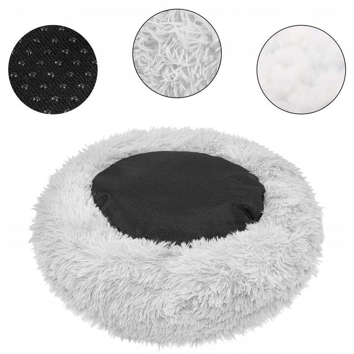 Culcus moale pentru caine/pisica, Springos, gri, 110 cm