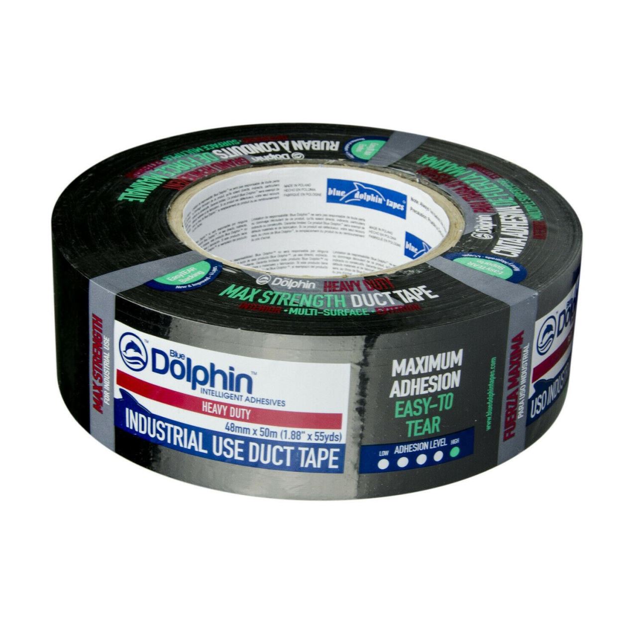 Banda industriala pentru reparatii, neagra, 48 mm x 50 m 