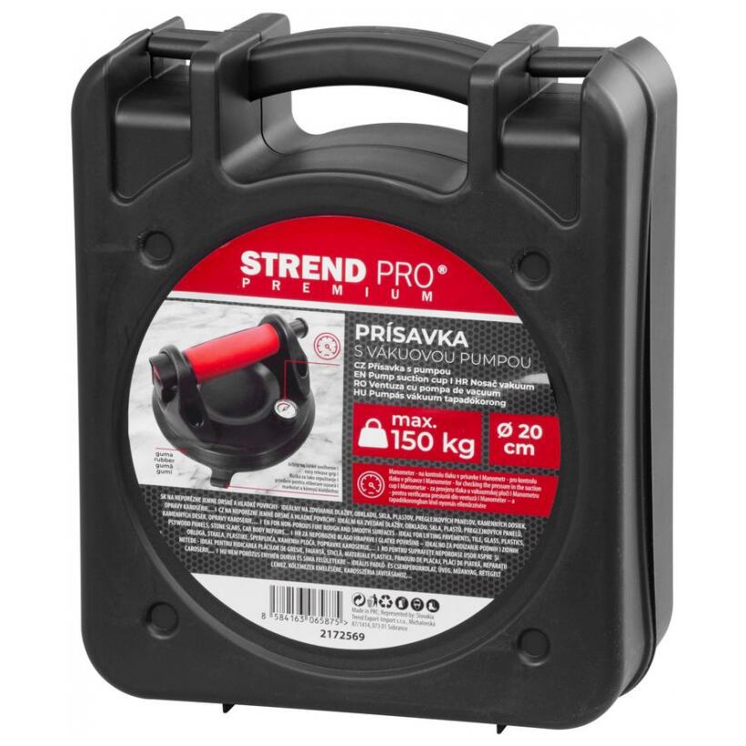 Ventuza pentru transport si montat parbrize, geamuri, placi marmura, granit, cu manometru, max 150 kg